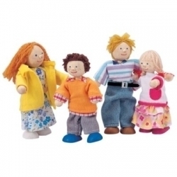 Plan Toys Moderne Puppenhaus-Familie