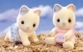 Sylvanian Familie Whiskers Cat Twins