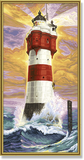 Schipper Malen nach Zahlen Leuchtturm - Schweiz