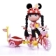 Minnie Mouse Puppe mit Fahrrad