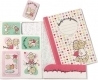 Nici 36365 Notizheft DIN A5 Jolly Amy und Frances mit 6 Botschaftskrtchen
