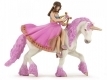Papo 39057 Prinzessin mit Lyra auf Pferd