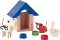 PlanToys Puppenhaus Haustier-Set